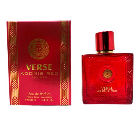 verse adonis red versace.